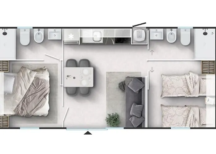 Mobile Homes Camp ホリデーパーク 2*